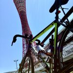 神戸ポートタワーへサイクリング